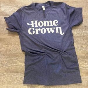 Home Grown Heather Navy T-shirt‎